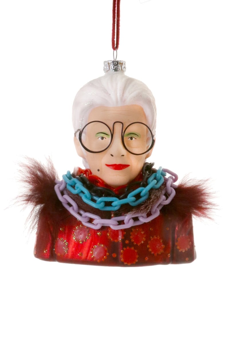 Iris Apfel Ornament - Joy