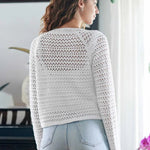 Italian Blend Crochet Cardigan - Joy