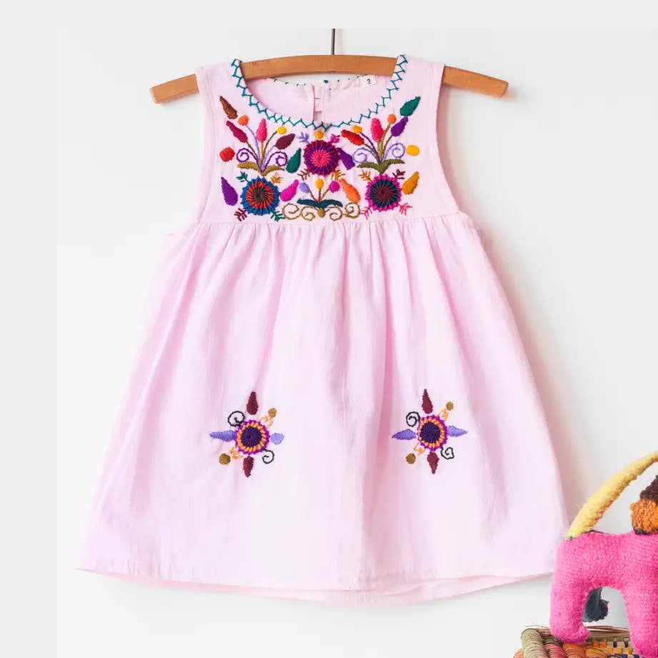 Jardinita Dress - Pale Pink - Joy Gift Shoppe
