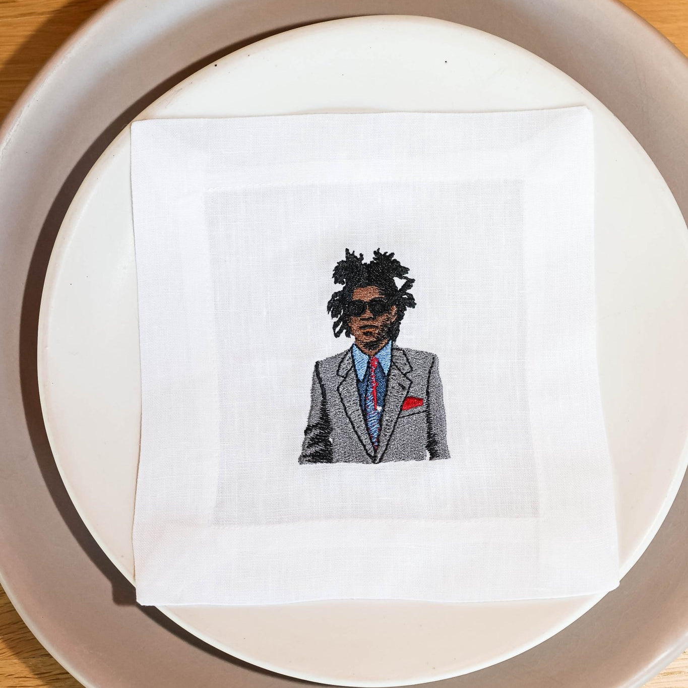 Jean Michel Basquiat Cocktail Napkin - Joy