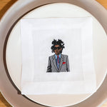 Jean Michel Basquiat Cocktail Napkin - Joy