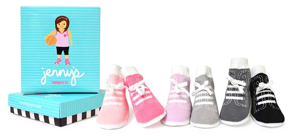 Jenny's 6 Pack Infant Socks - Joy Gift Shoppe