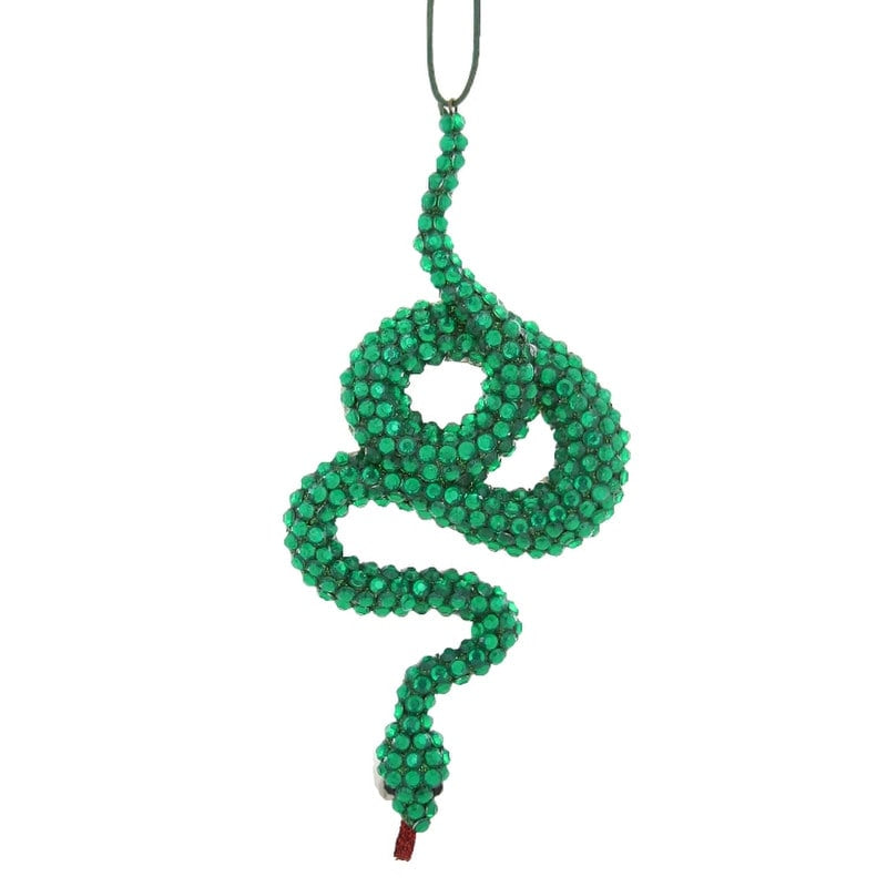 Jeweled Snake Ornament - Joy