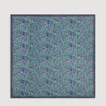 JUNGLE Blue Square Scarf - Joy
