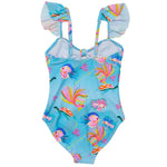 Kaleido Fish Sustainable Frill Swimsuit - Joy
