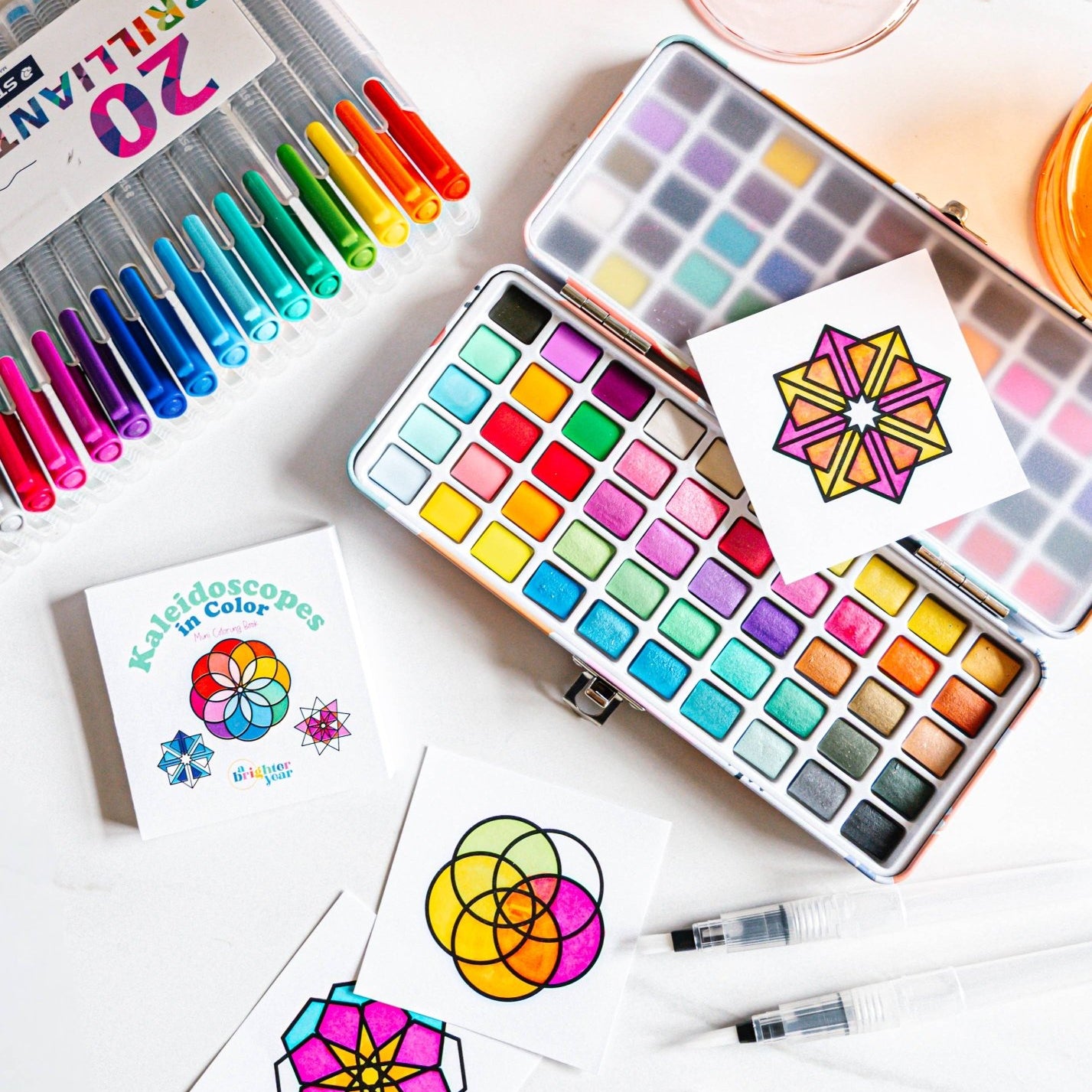 Kaleidoscopes in Color Mini Coloring Book - Joy Gift Shoppe