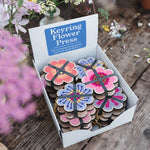Keyring Flower Press - Joy Gift Shoppe
