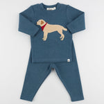 Lab Bandana Baby Rib 2pc Set - Joy