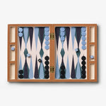 Lacquered Backgammon - Brown/Multi - Joy Gift Shoppe