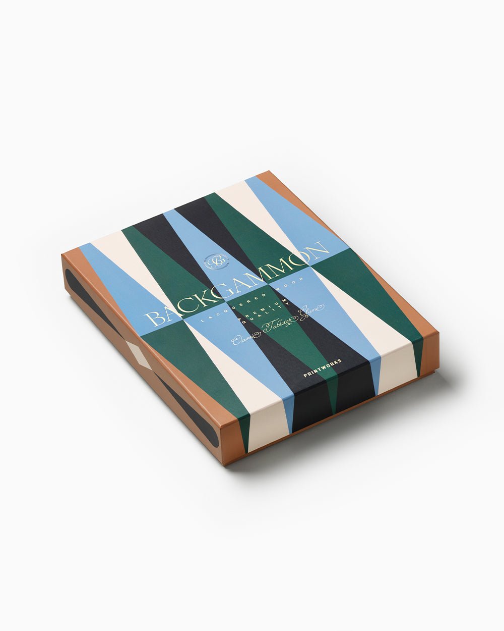 Lacquered Backgammon - Brown/Multi - Joy Gift Shoppe
