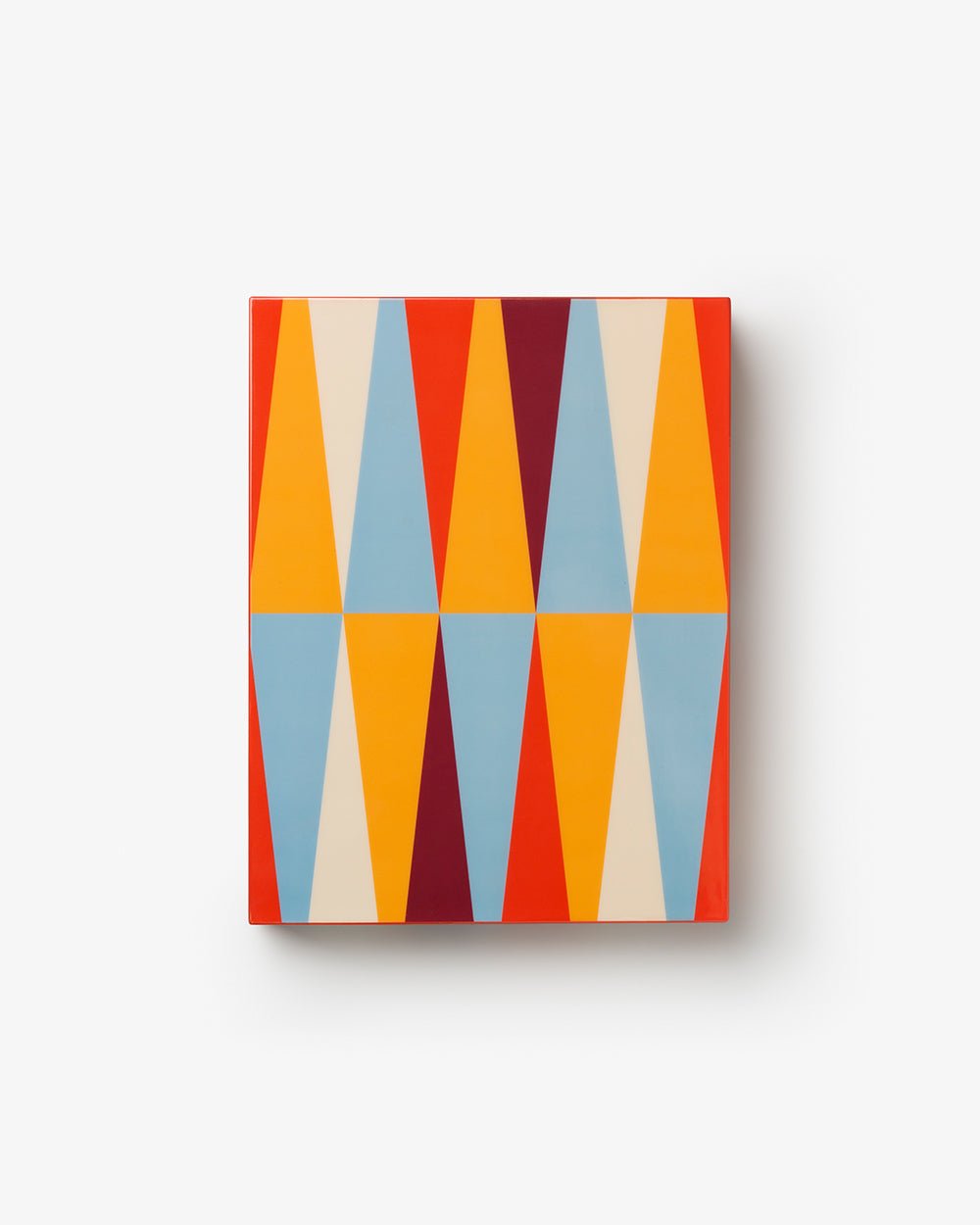 Lacquered Backgammon - Red/Multi - Joy Gift Shoppe