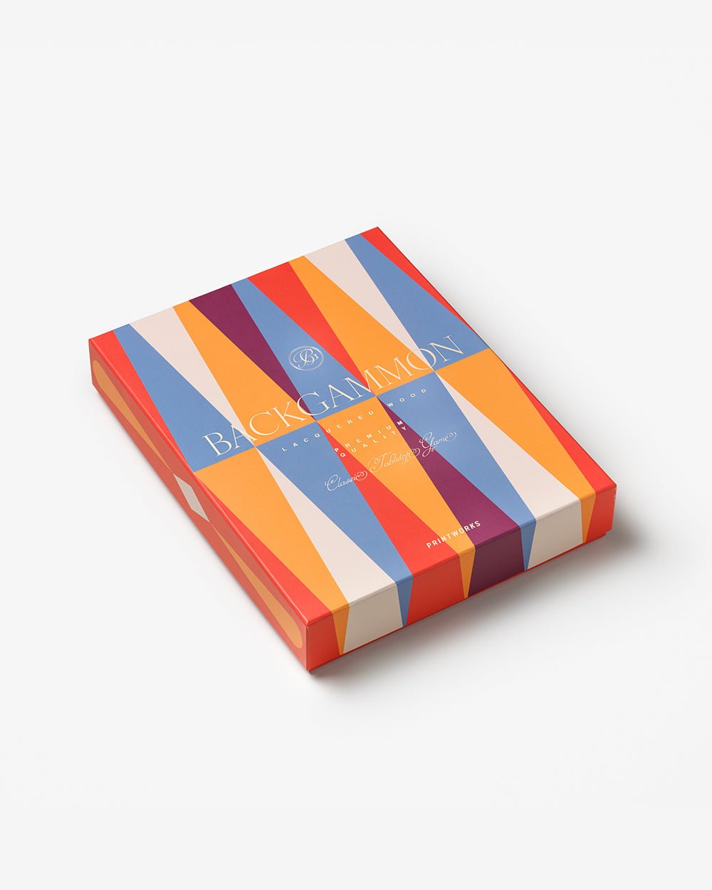 Lacquered Backgammon - Red/Multi - Joy Gift Shoppe
