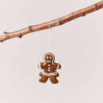 Lady Felted Gingerbread Ornament - Joy