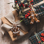 Lady Felted Gingerbread Ornament - Joy
