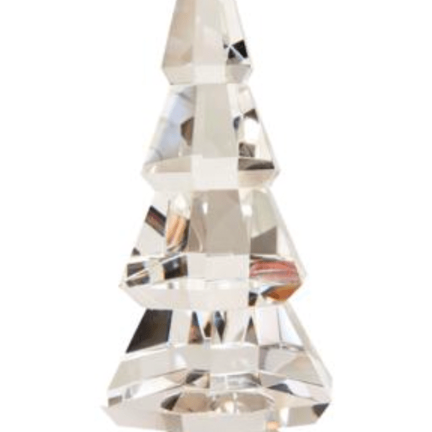 Large Clear Crystal Christmas Tree - Joy