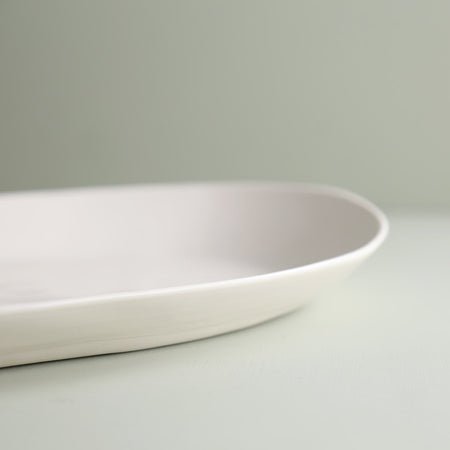 Large Oval Platter - White - Joy