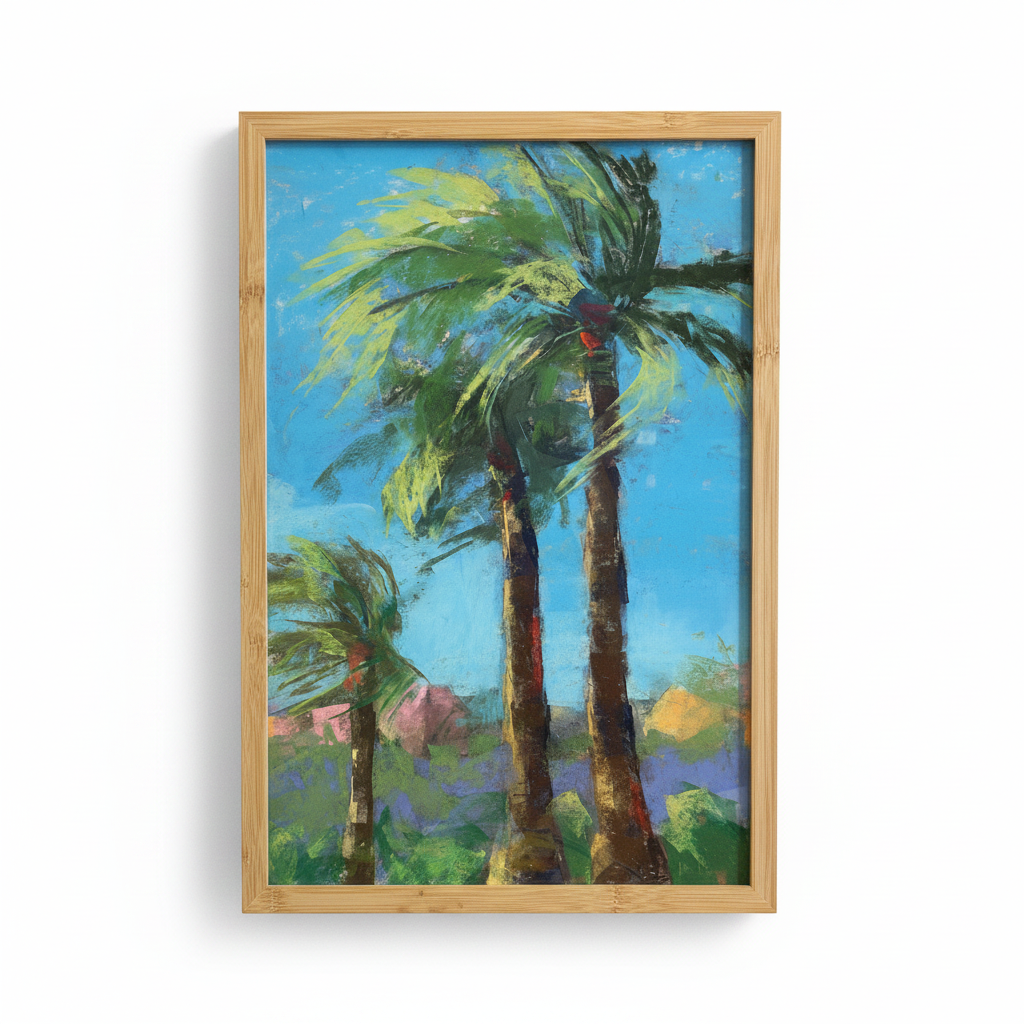 Large Palm Trees Painting - Joy