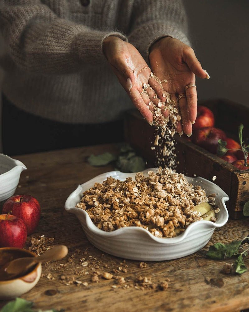 Laurel Pie Dish by Farmhouse Pottery - Joy