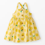 Lemons Sleeveless Button Front Dress - Joy Gift Shoppe