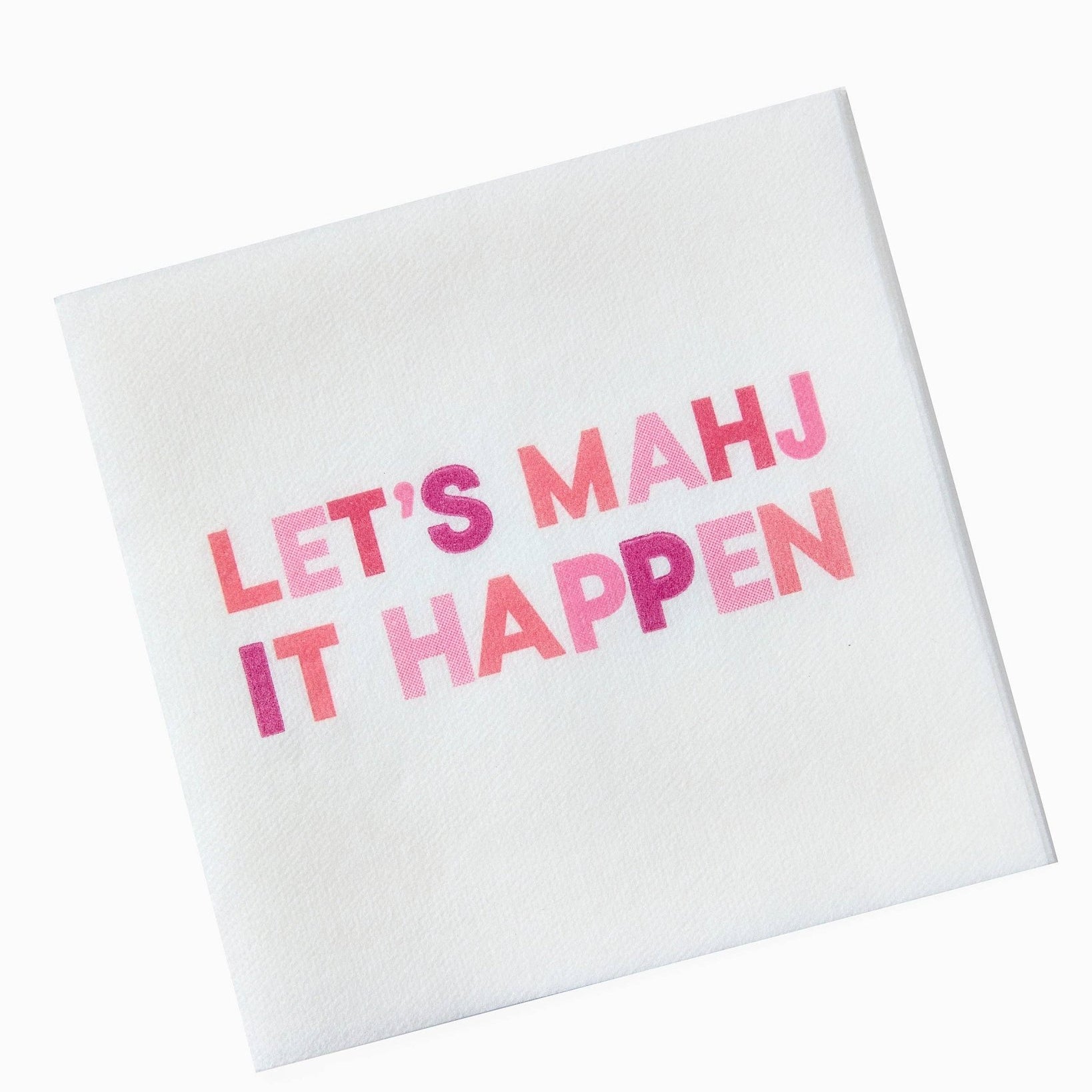 Let's Mahj Napkins - Joy
