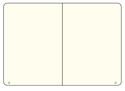 Light Grey Medium Hardcover Notebook - Plain - Joy