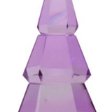 Light Violet/Butter Crystal Christmas Tree - Joy