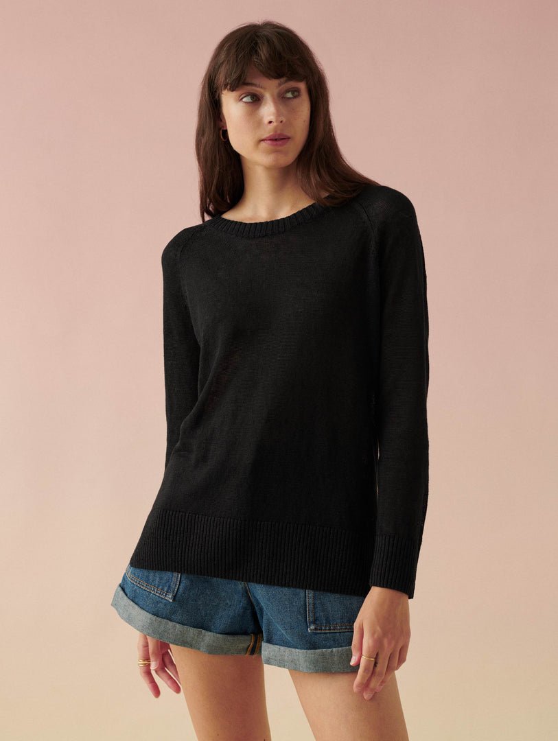 Linen Easy Crewneck - Joy