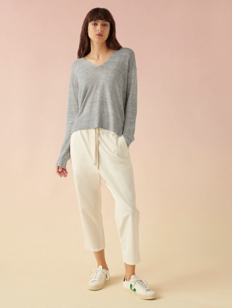 Linen Easy V Neck - Joy