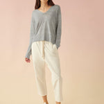 Linen Easy V Neck - Joy