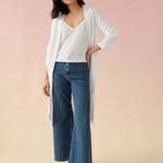 Linen Long Open Cardigan - Joy