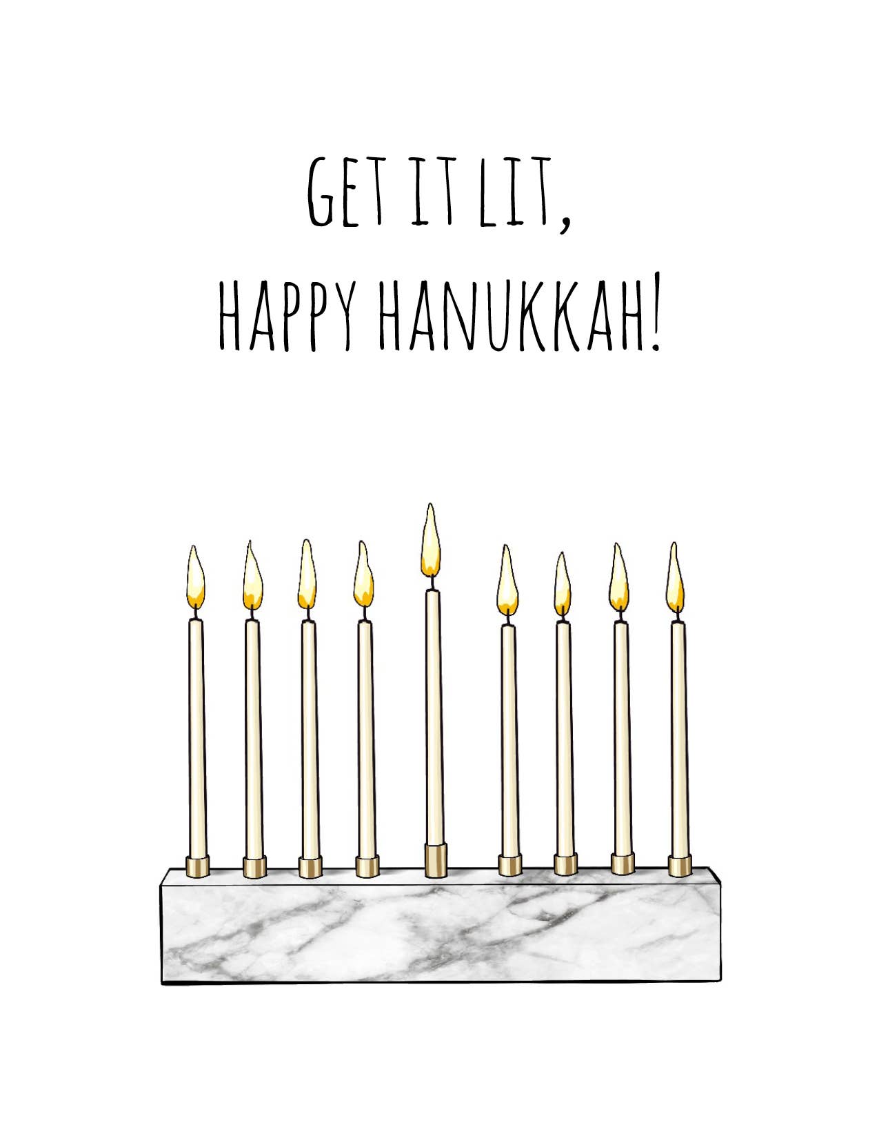Lit Hanukkah - Joy Gift Shoppe