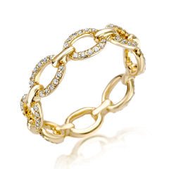 Liven Chain Link Eternity Ring - Joy