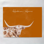 Longhorn Greeting Card - Joy