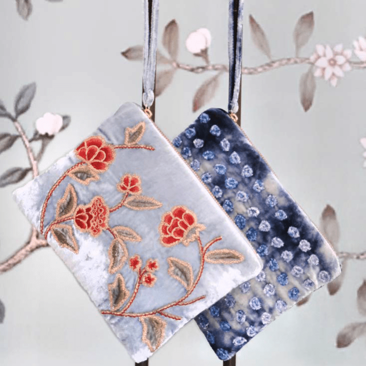 LORRAINE II Perfect Zip Pouch - Heavenly Blue - Joy Gift Shoppe