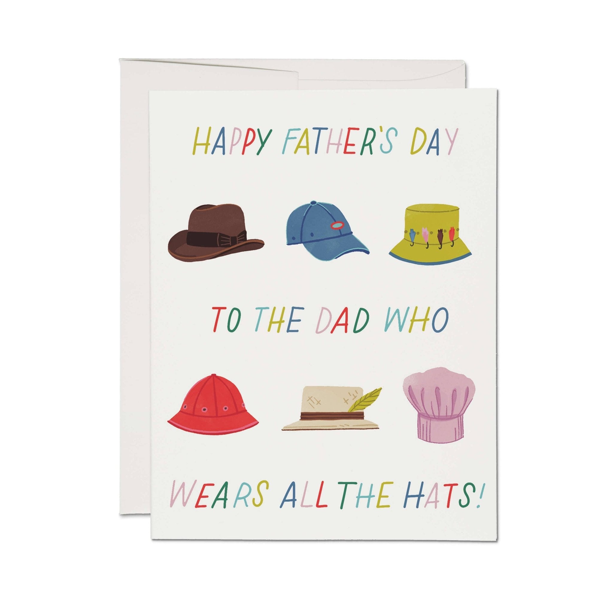 Lots of Hats Greeting Card - Joy