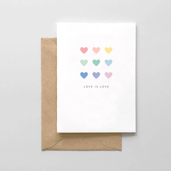 Love is Love card - Joy