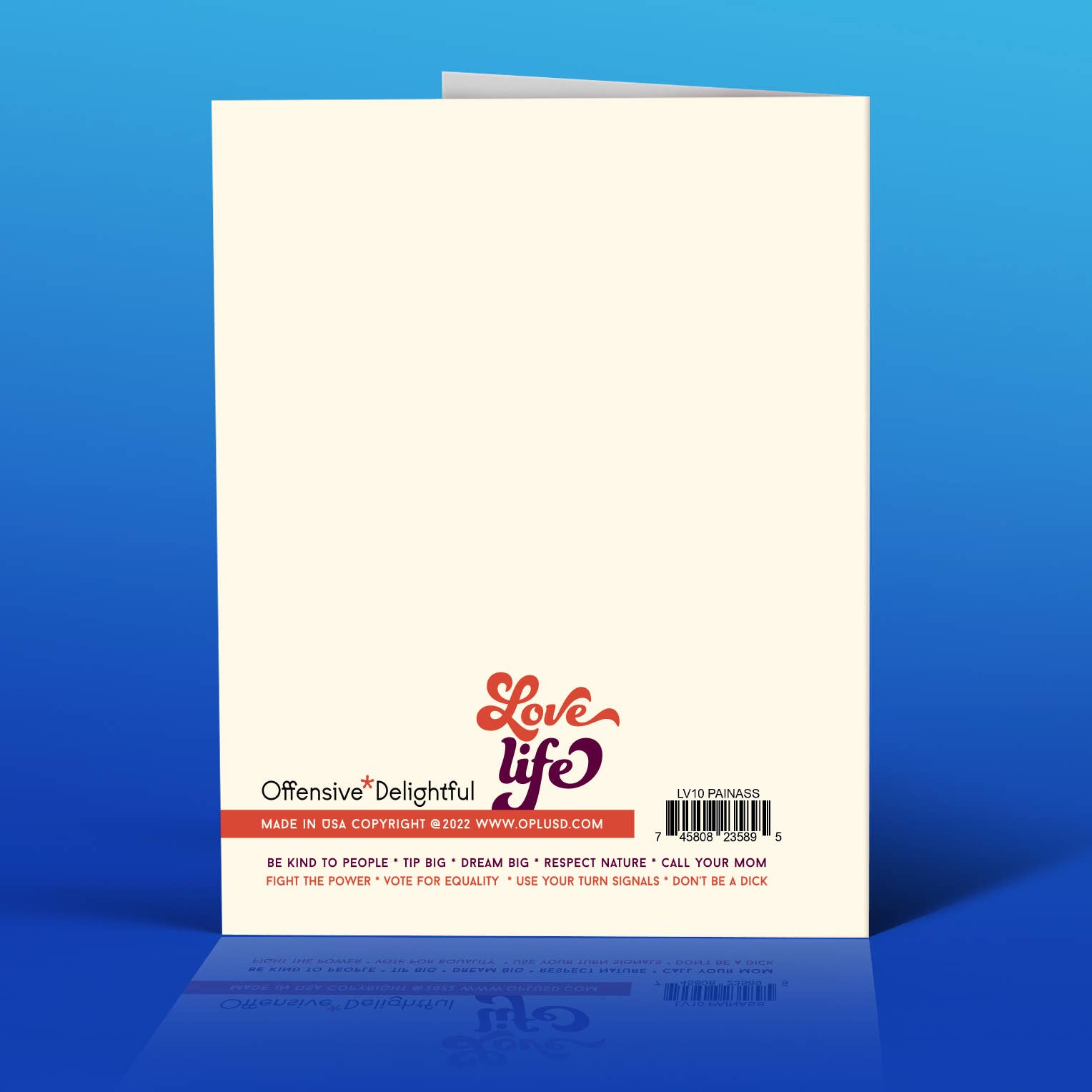LOVE of my LIFE and PAIN IN MY ASS! Love Card - Joy Gift Shoppe