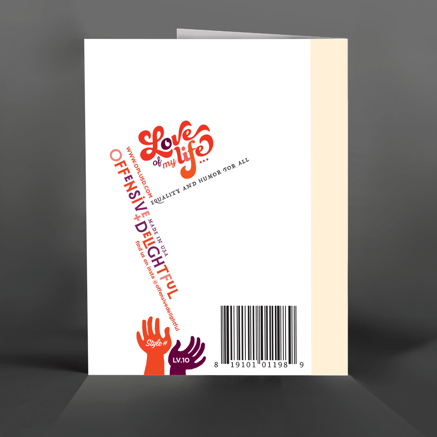 LOVE of my LIFE and PAIN IN MY ASS! Love Card - Joy Gift Shoppe