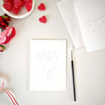 Love sweet love paintable notecard - Joy