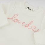 "Loved" Heart Baby Rib 2pc Set - Joy