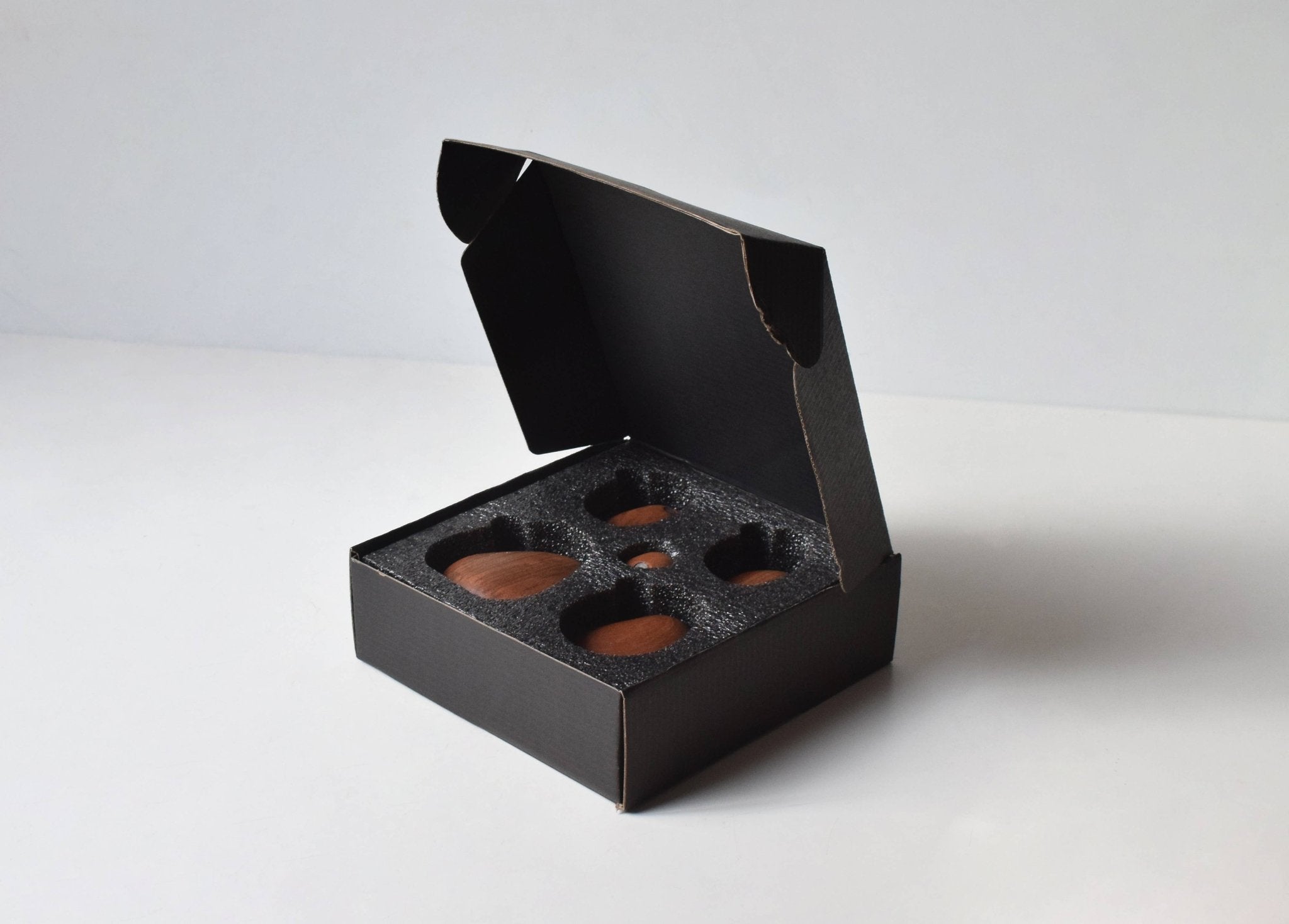 Magnetic Sapele Wood Balance Stones - Joy