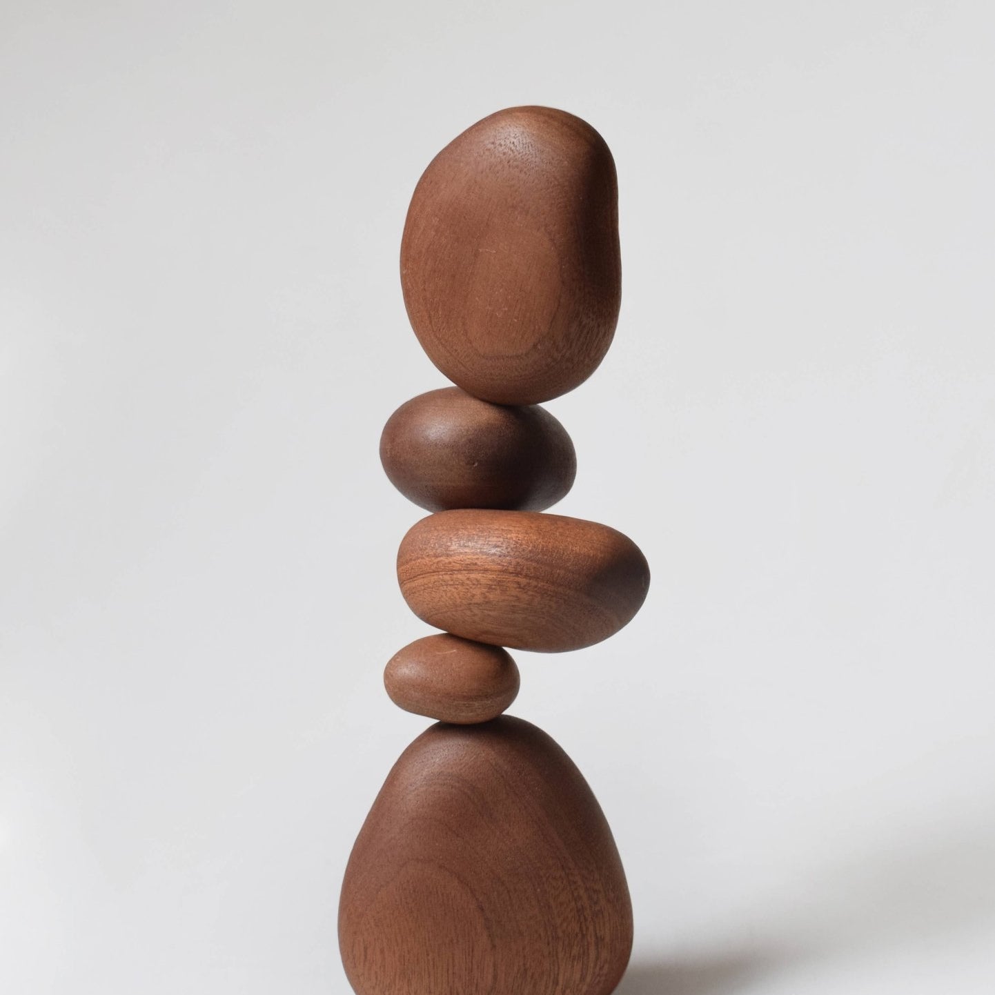 Magnetic Sapele Wood Balance Stones - Joy