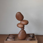 Magnetic Sapele Wood Balance Stones - Joy
