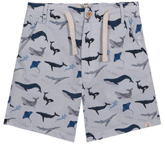 MAHALO Blue Whale Printed Shorts - Boy - Joy