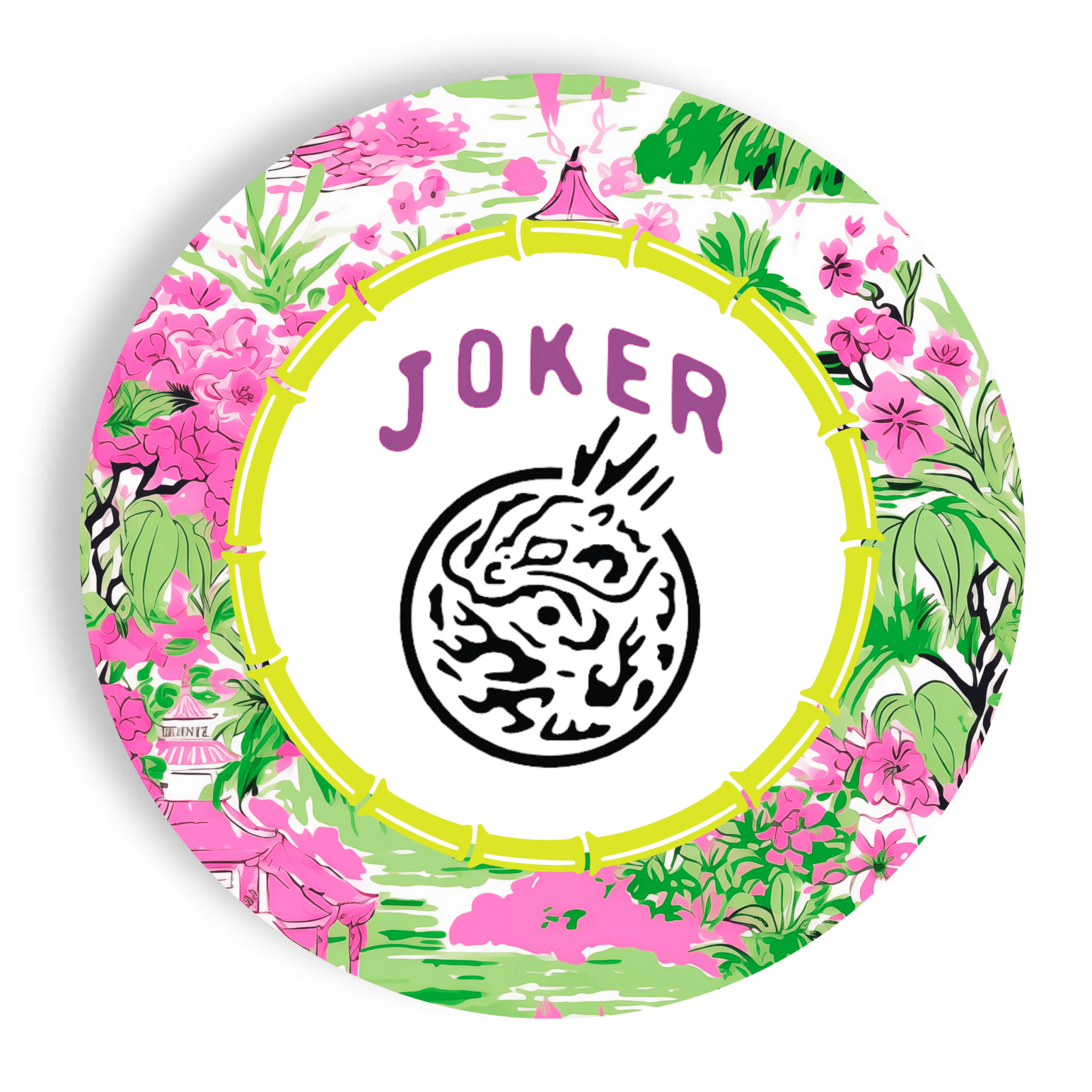 Mahjong Joker Dessert Paper Plates - Joy Gift Shoppe