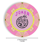 Mahjong Psych Joker Dessert Paper Plates - Joy Gift Shoppe