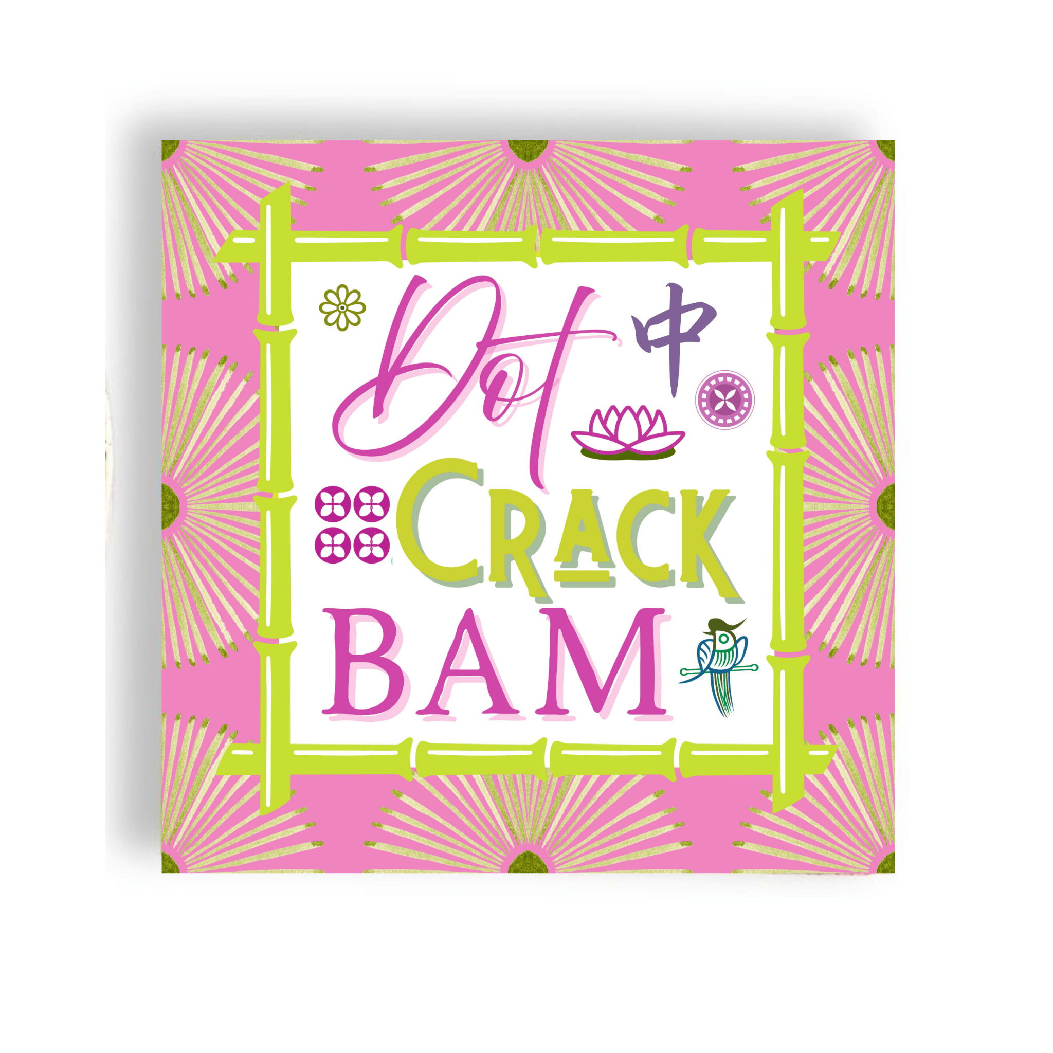 Mahjong Psychedelic Luncheon Napkins - Joy Gift Shoppe