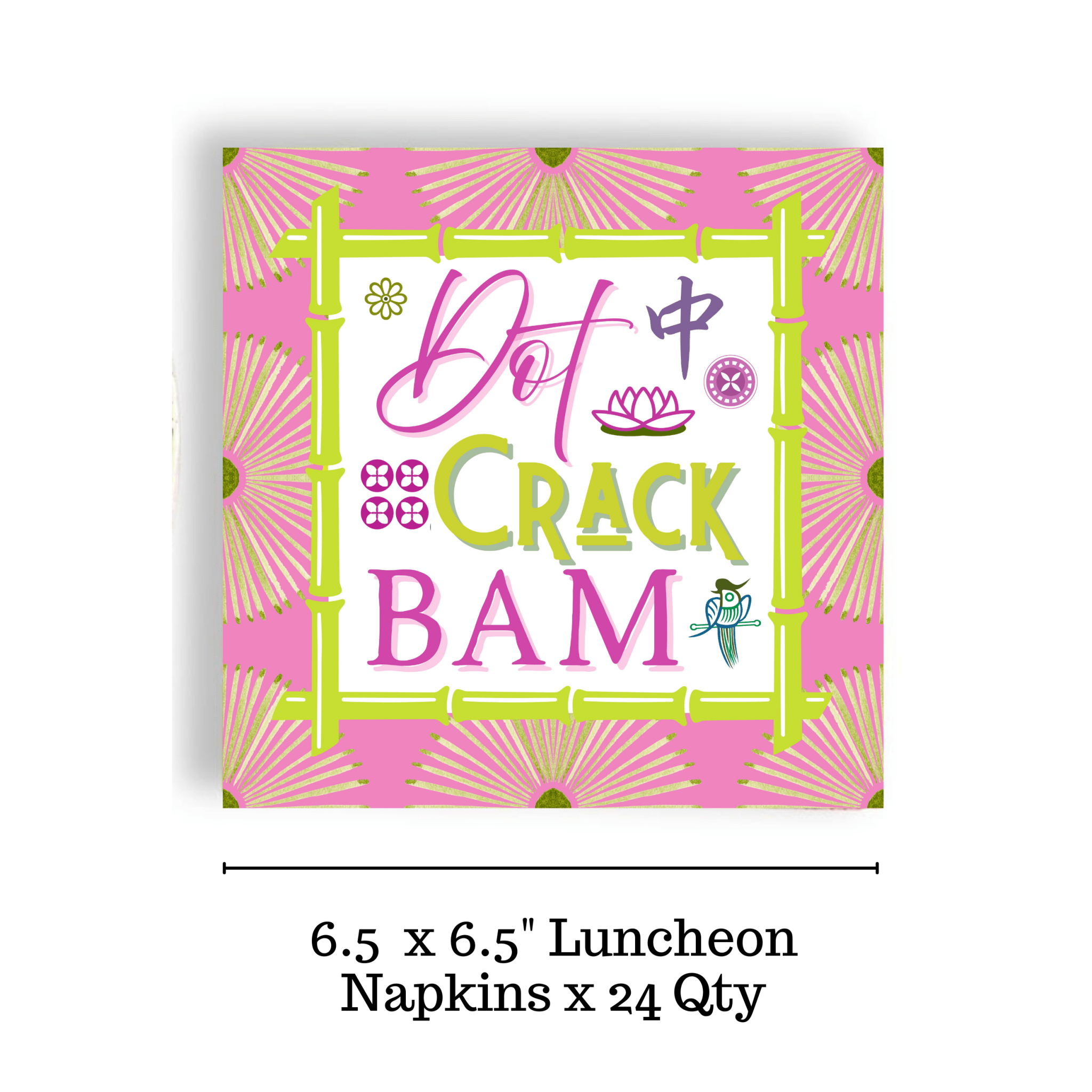 Mahjong Psychedelic Luncheon Napkins - Joy Gift Shoppe