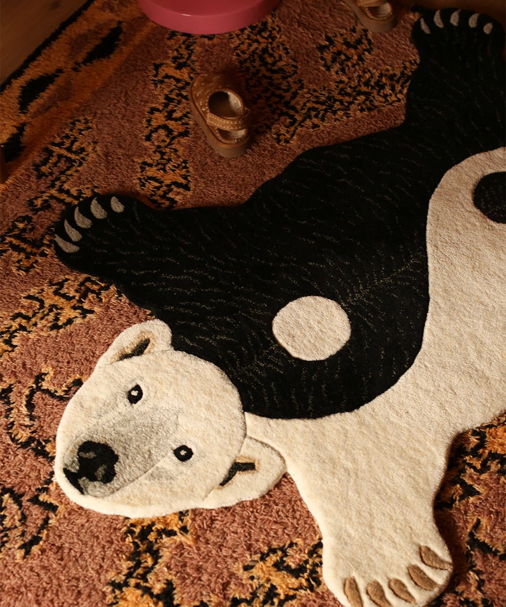Mara Yin Yang Polar Bear Rug - Joy Gift Shoppe