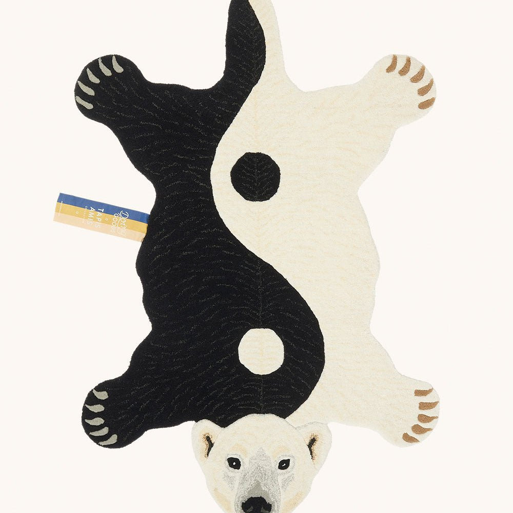 Mara Yin Yang Polar Bear Rug - Joy Gift Shoppe